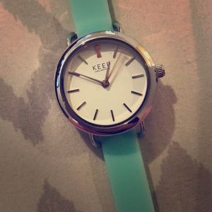 Keep Collective watch face and silicone bracelet